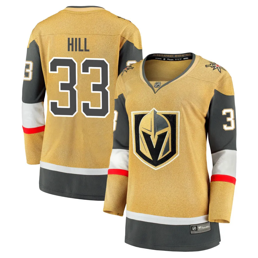 Adin Hill  Vegas Golden Knights Fanatics Branded Women's Home Breakaway Jersey -