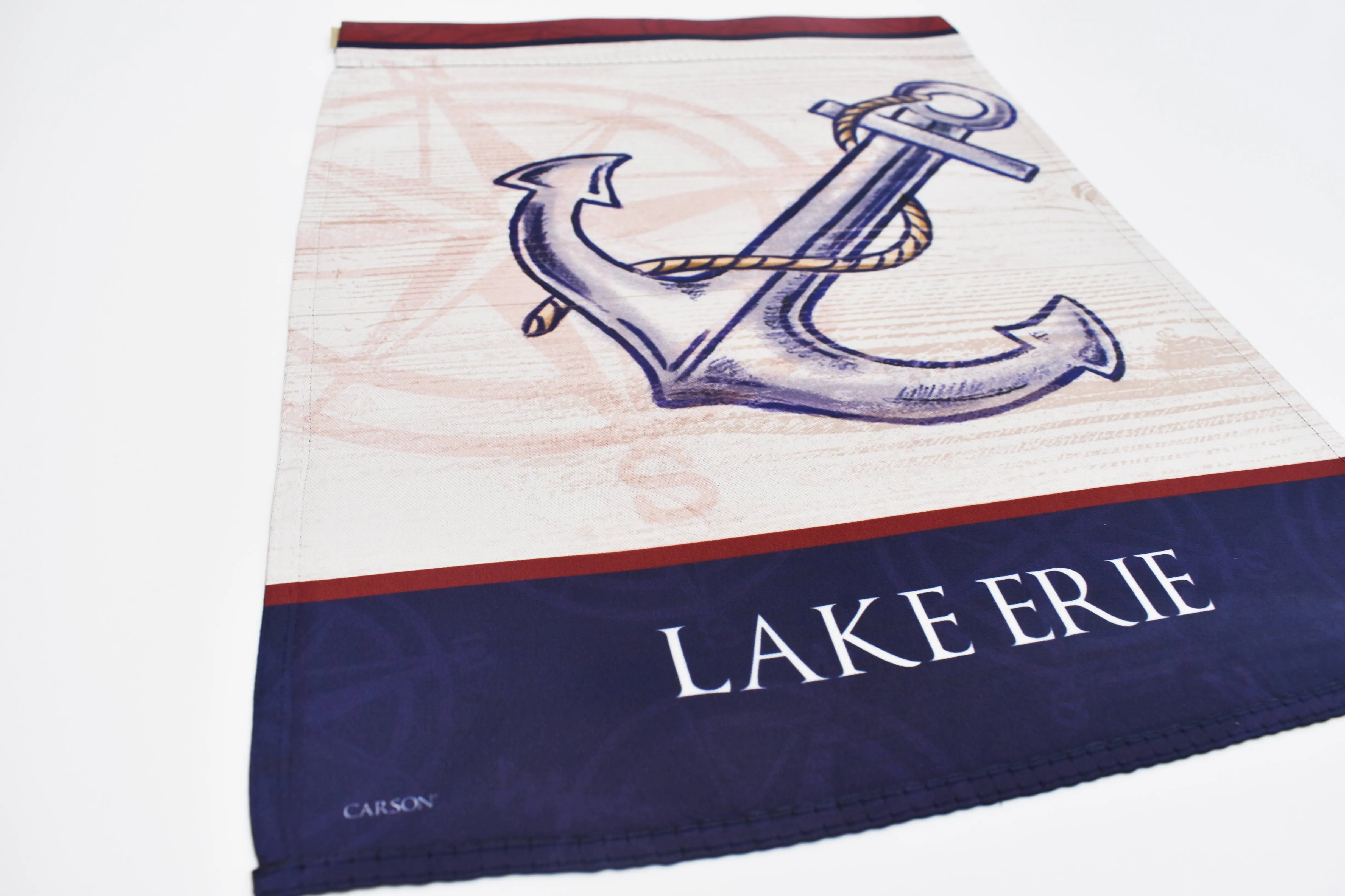 Anchor Life Lake Erie Garden Flag