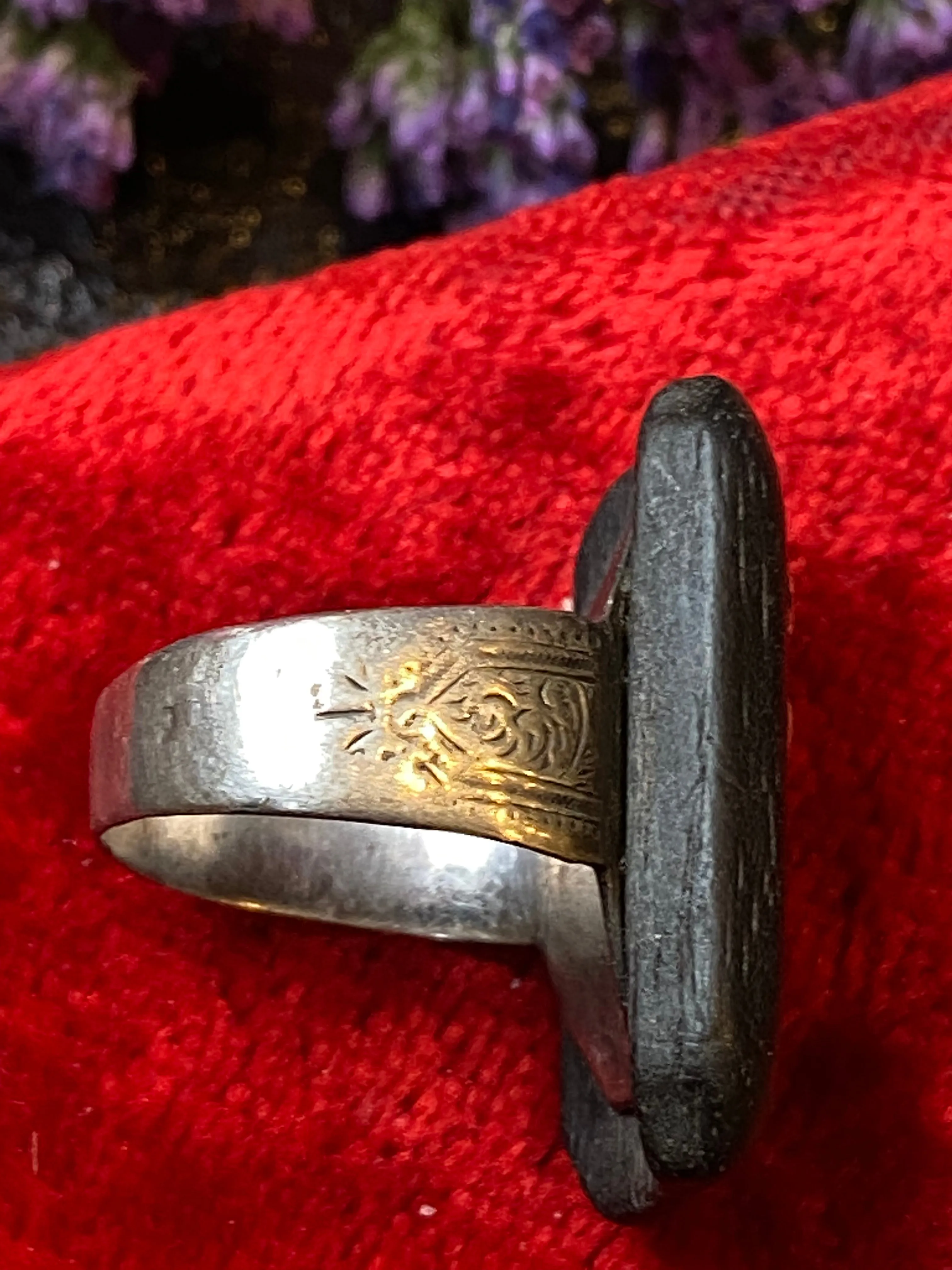 Antique French Fleur De Lys Ring