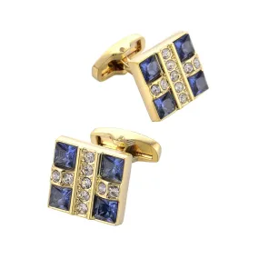 Blue Topaz diamond Cufflinks