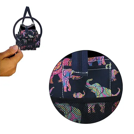 Bohemian Elephant NGIL Zippered Caddy Organizer Tote Bag