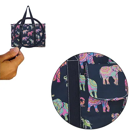 Bohemian Elephant NGIL Zippered Caddy Organizer Tote Bag