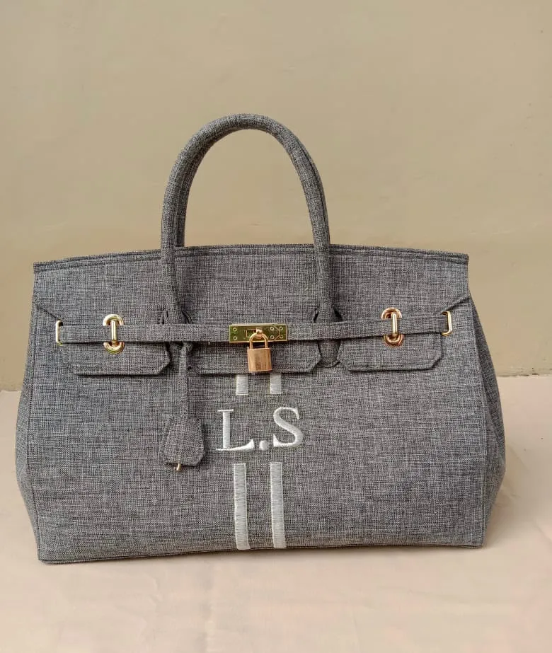 Canvas Birkin Stripe