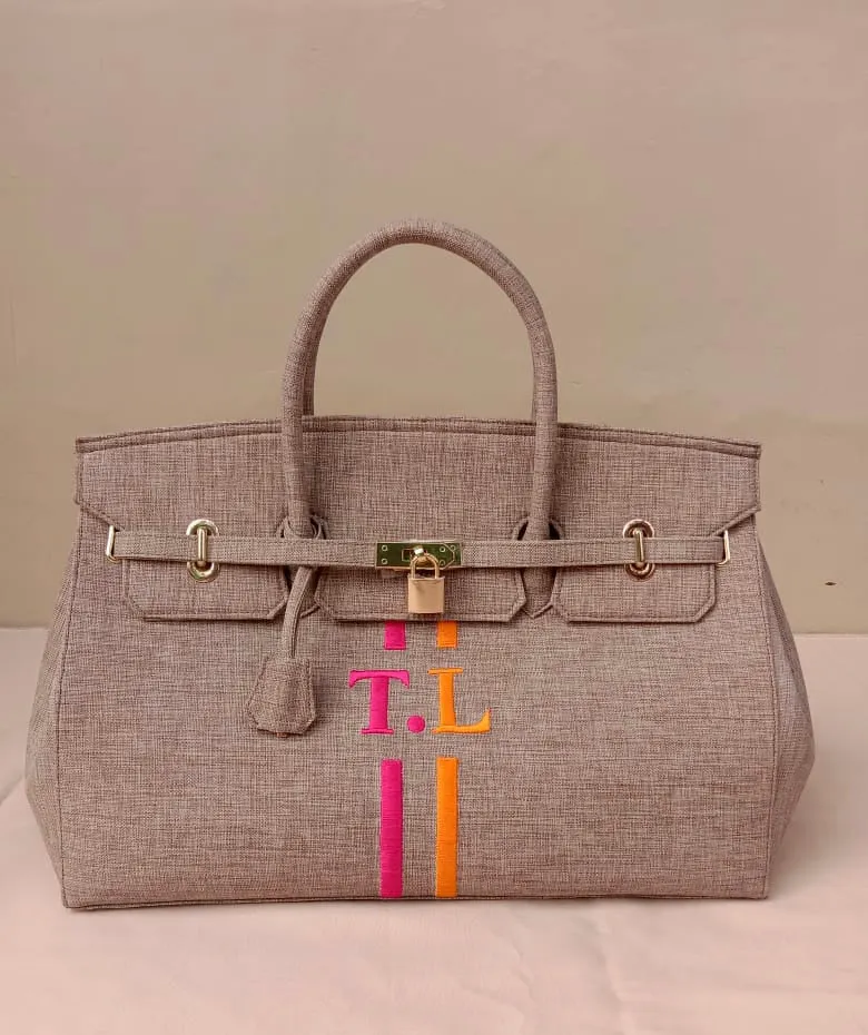 Canvas Birkin Stripe