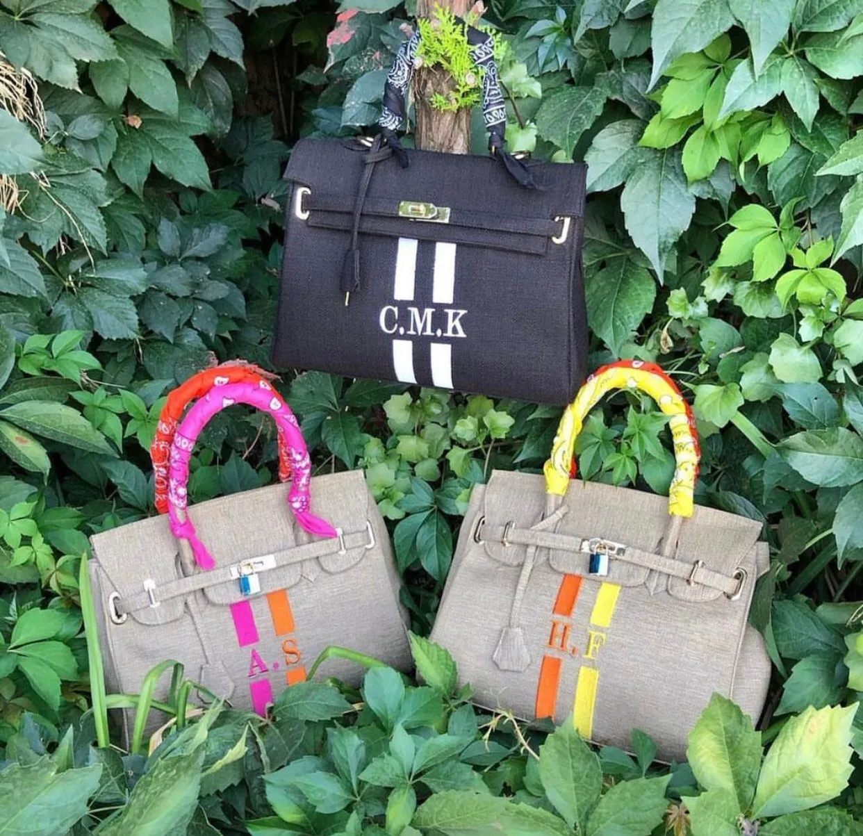 Canvas Birkin Stripe