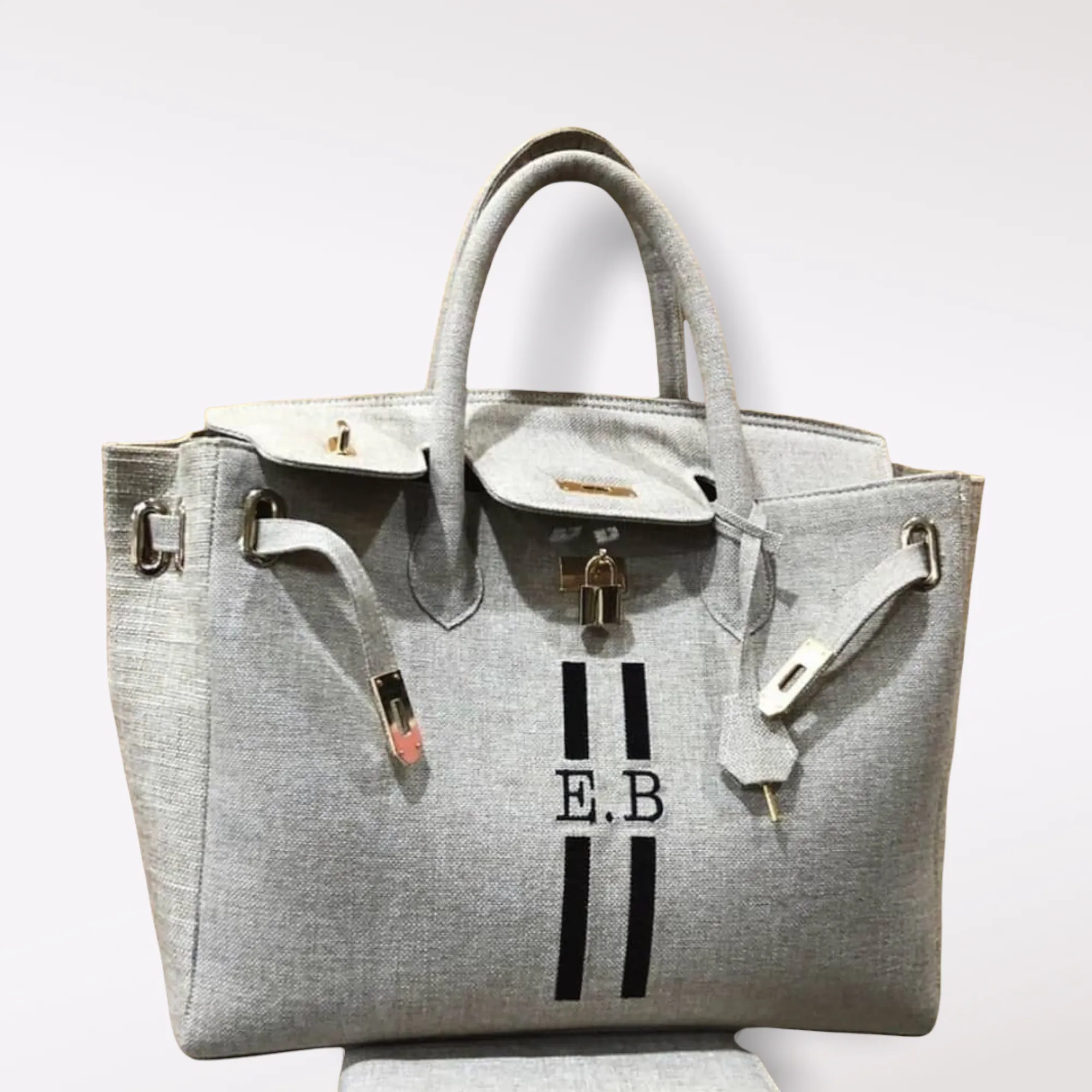 Canvas Birkin Stripe