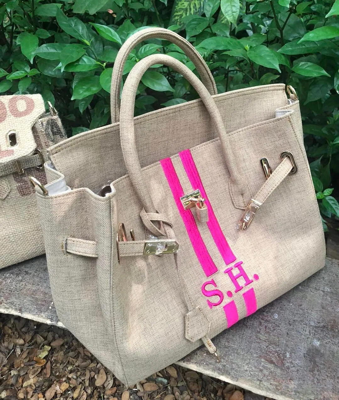 Canvas Birkin Stripe