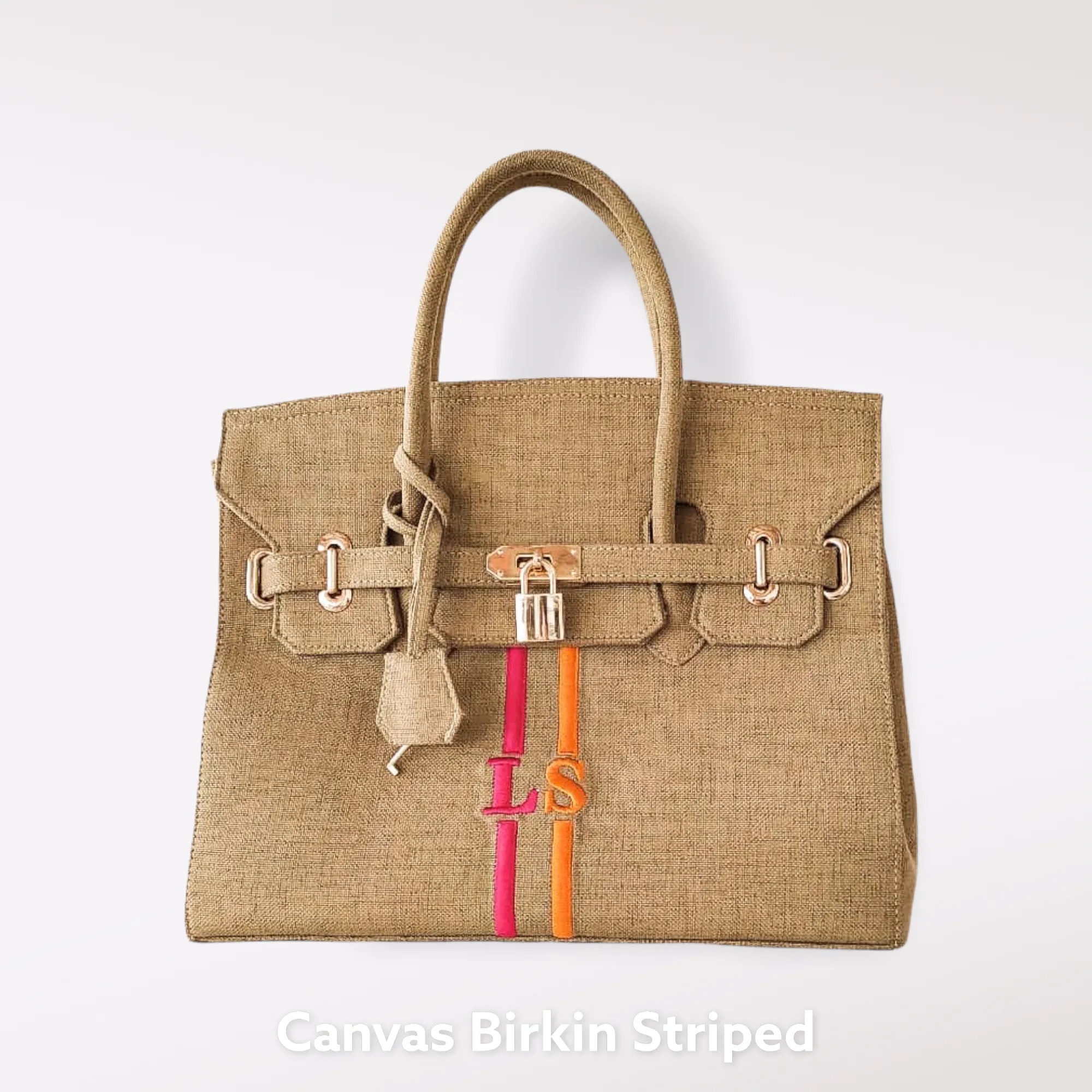 Canvas Birkin Stripe