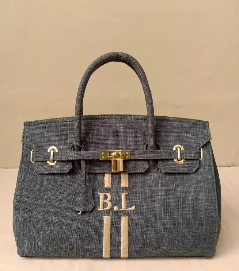 Canvas Birkin Stripe