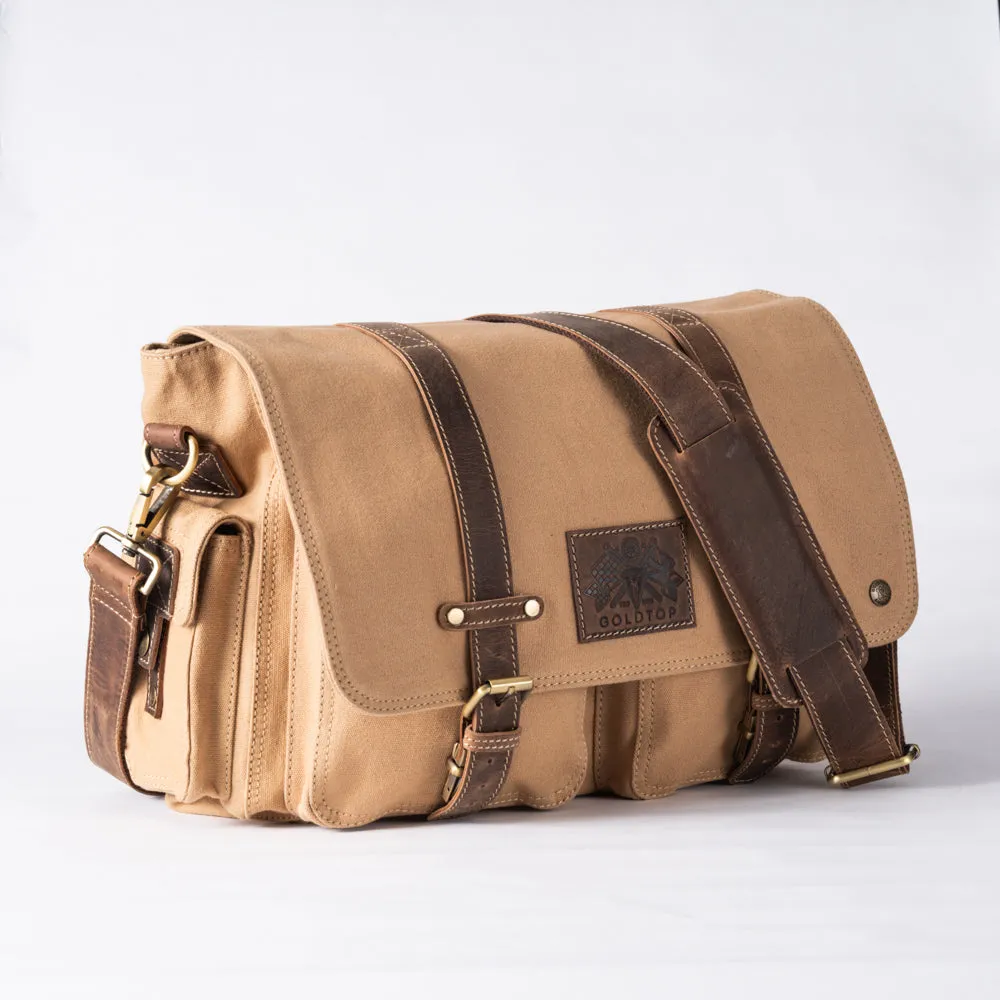 Canvas Crossbody Satchel