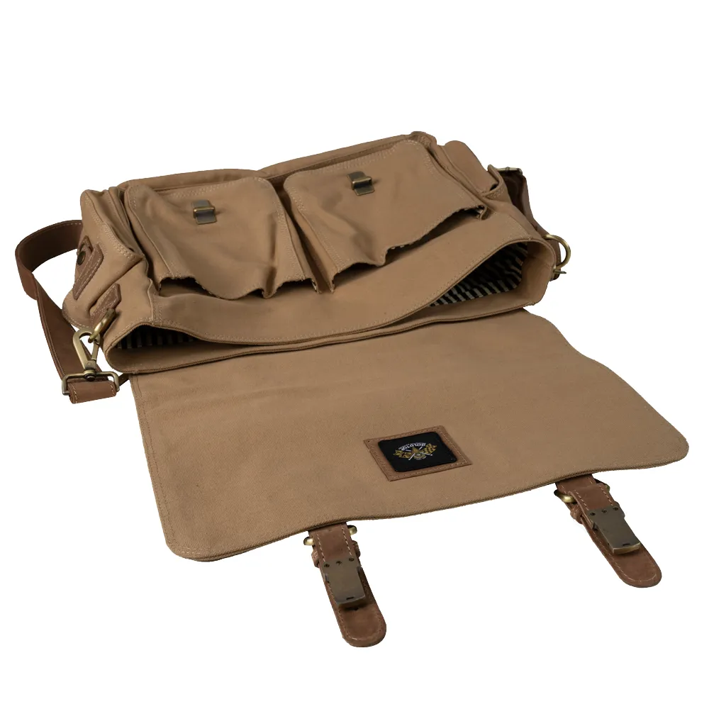 Canvas Crossbody Satchel