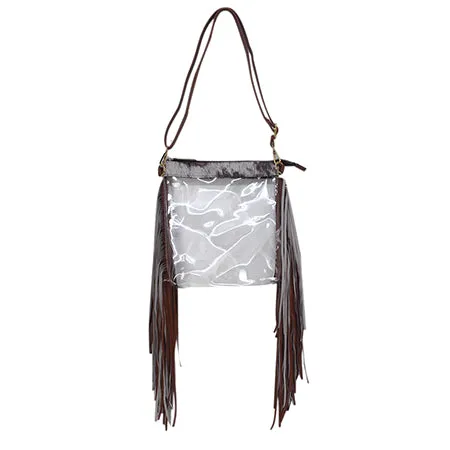 Chic Cow NGIL Clear Fringe Bag