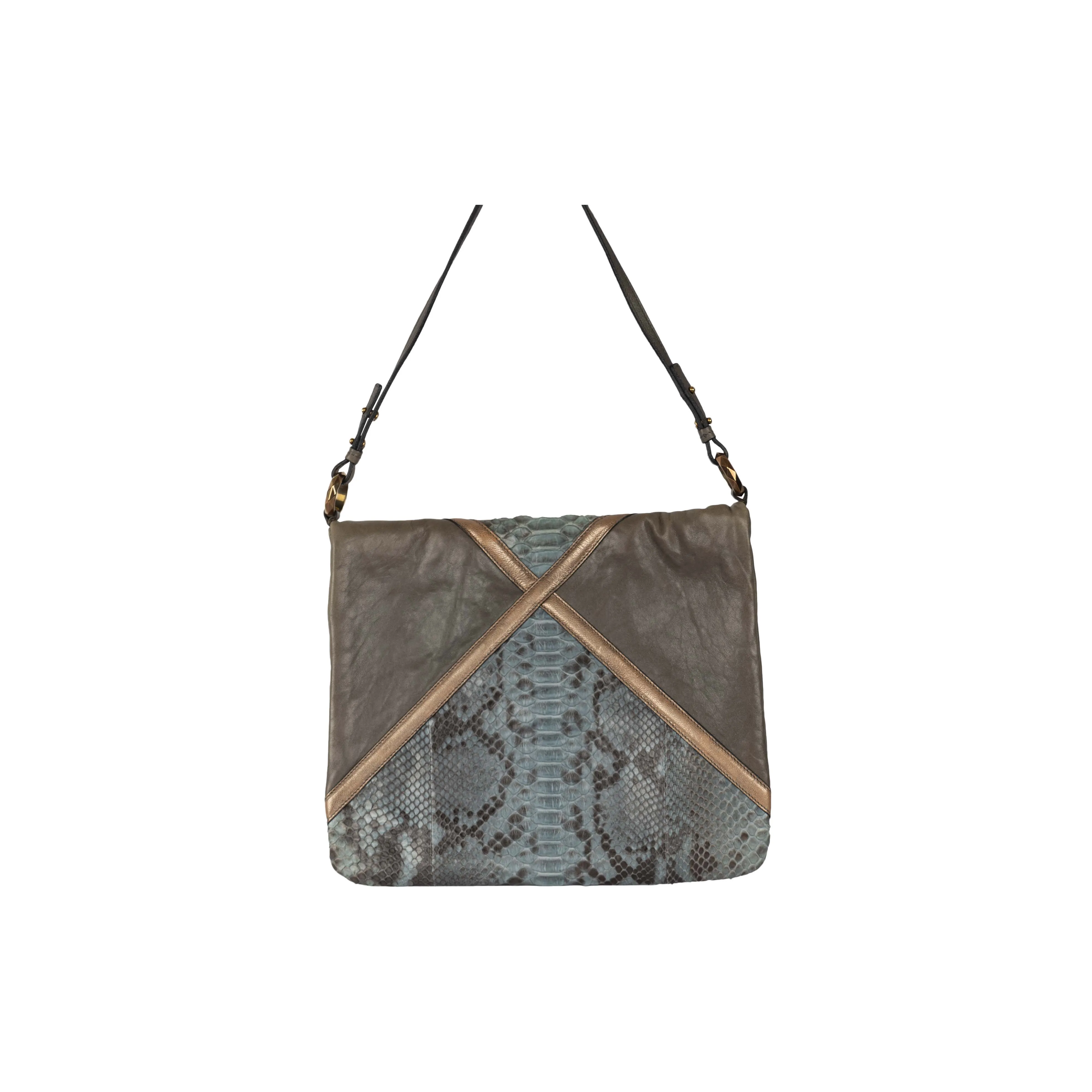 Chloe Snakeskin Envelope Bag - '00s