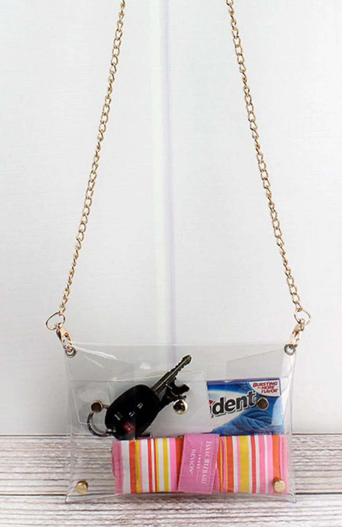 Clear Crossbody Clutch Purse