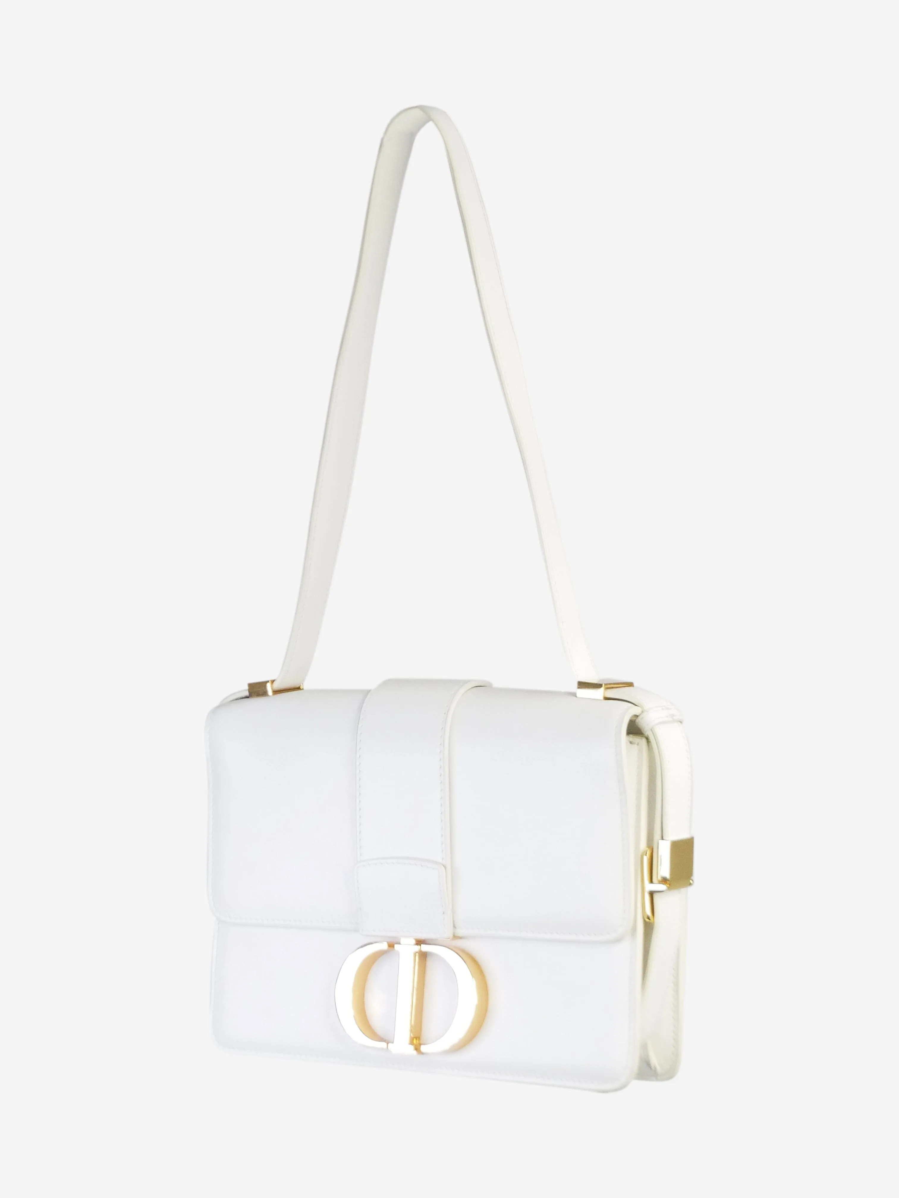 Cream 2019 30 Montaigne gold hardware shoulder bag