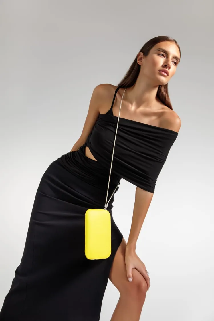 Crossbody yellow purse