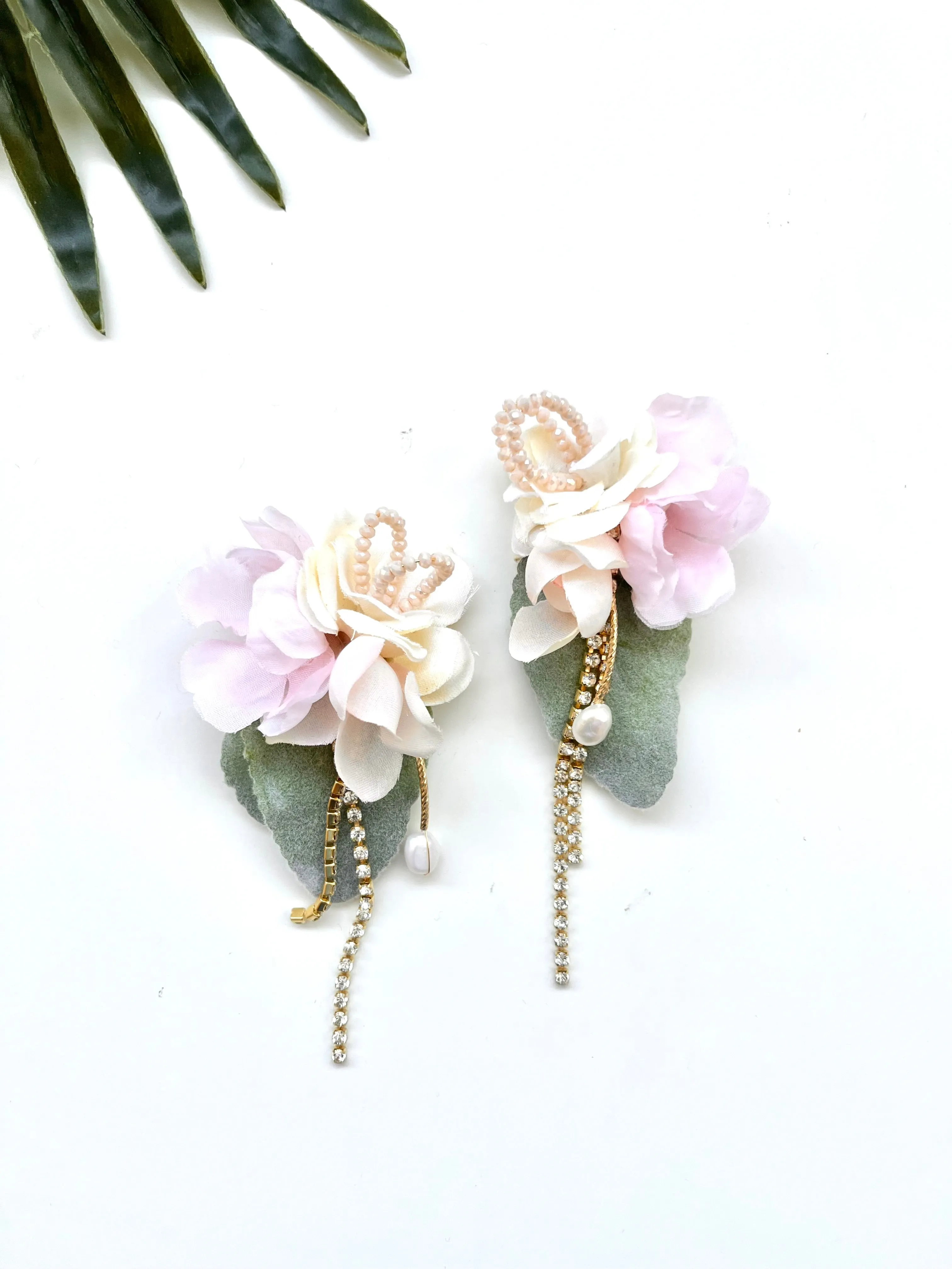 dainty garden party earrings - tea party II