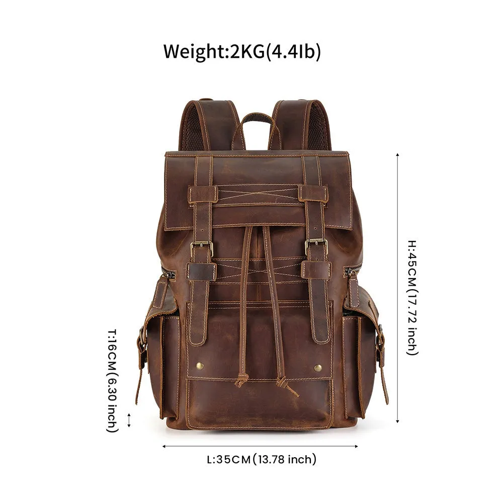 Genuine Cowhide Laptop Back Pack