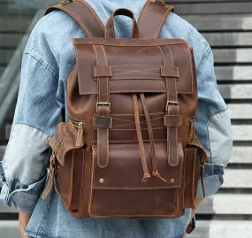 Genuine Cowhide Laptop Back Pack