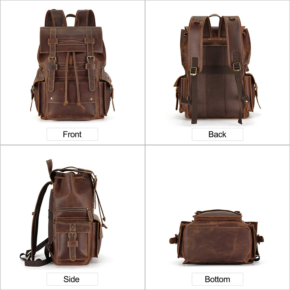 Genuine Cowhide Laptop Back Pack