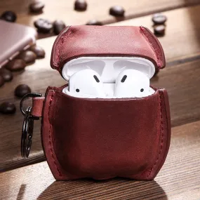 Genuine Leather Earphone Cover For Airpods 2 1