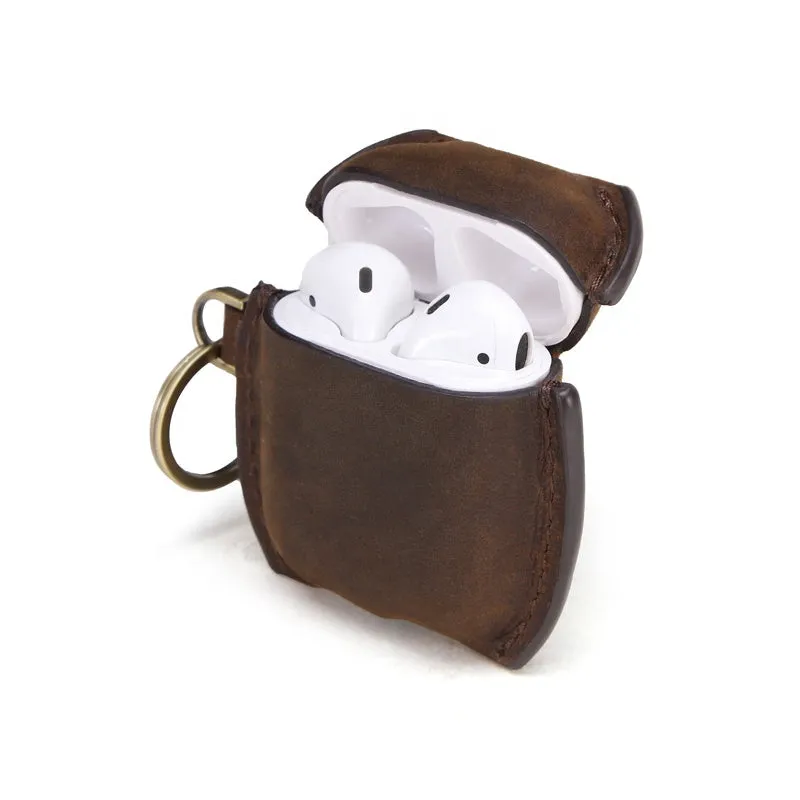 Genuine Leather Earphone Cover For Airpods 2 1