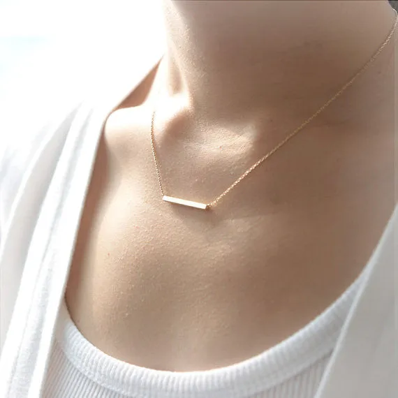 Golden Bar Necklace