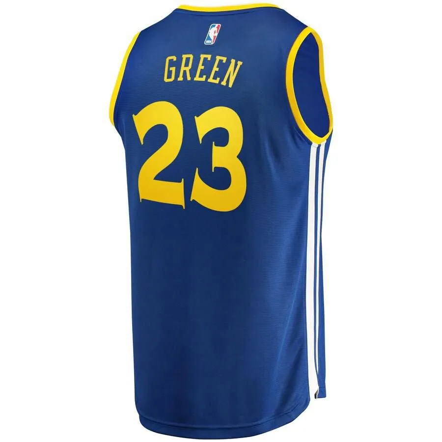 Golden State Warriors Draymond Green Fanatics Branded Replica Fast Break Icon Jersey Kids - Blue | Ireland N4395Q2