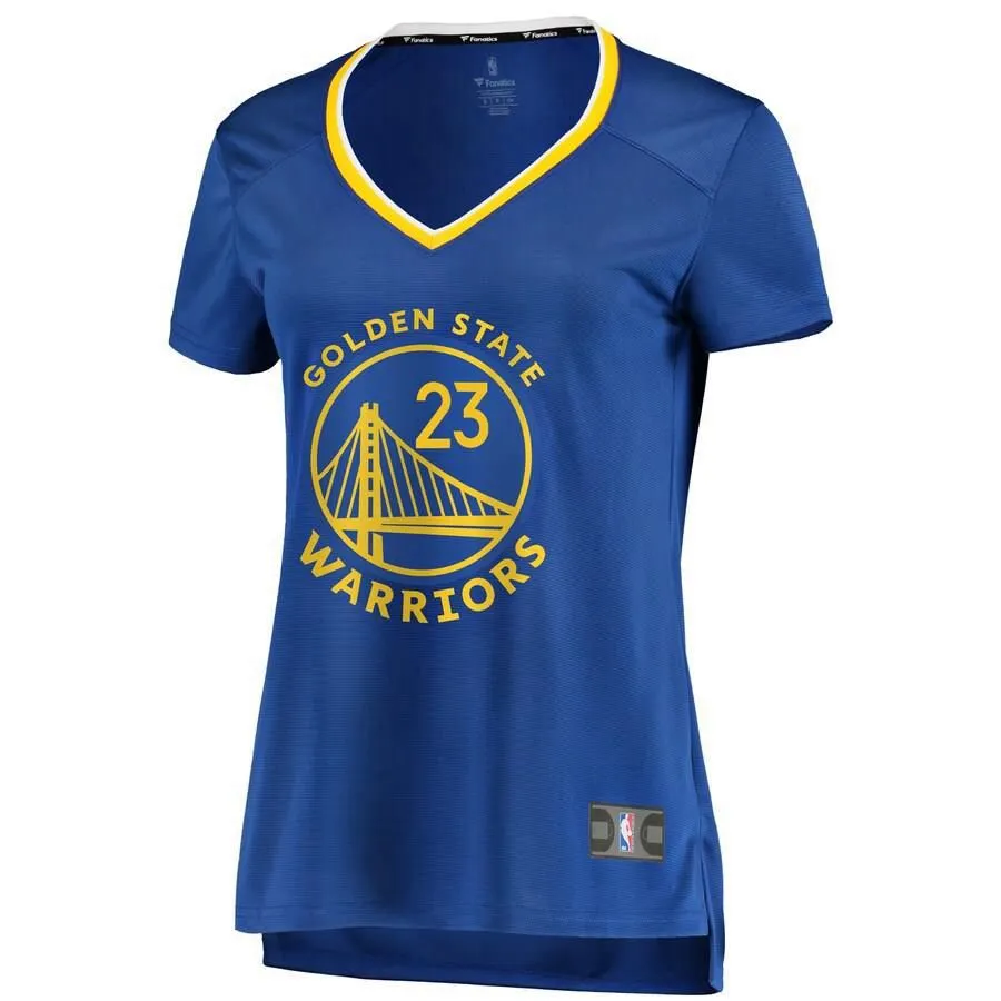 Golden State Warriors Draymond Green Fanatics Branded Replica Fast Break Player Icon Jersey Womens - Blue | Ireland R3345O8