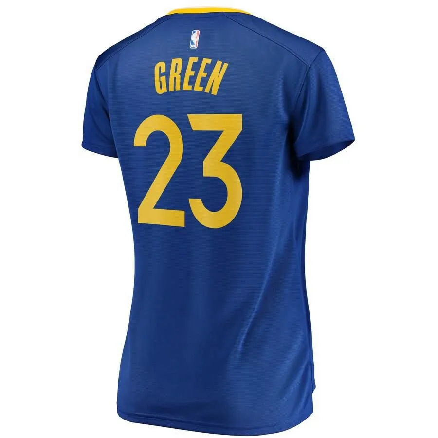 Golden State Warriors Draymond Green Fanatics Branded Replica Fast Break Player Icon Jersey Womens - Blue | Ireland R3345O8