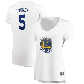 Golden State Warriors Kevon Looney Fanatics Branded Fast Break Player Association Jersey Womens - White | Ireland I8564Q4