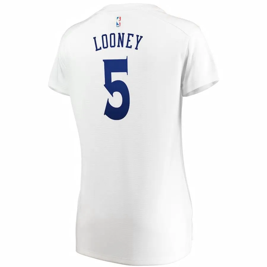 Golden State Warriors Kevon Looney Fanatics Branded Fast Break Player Association Jersey Womens - White | Ireland I8564Q4