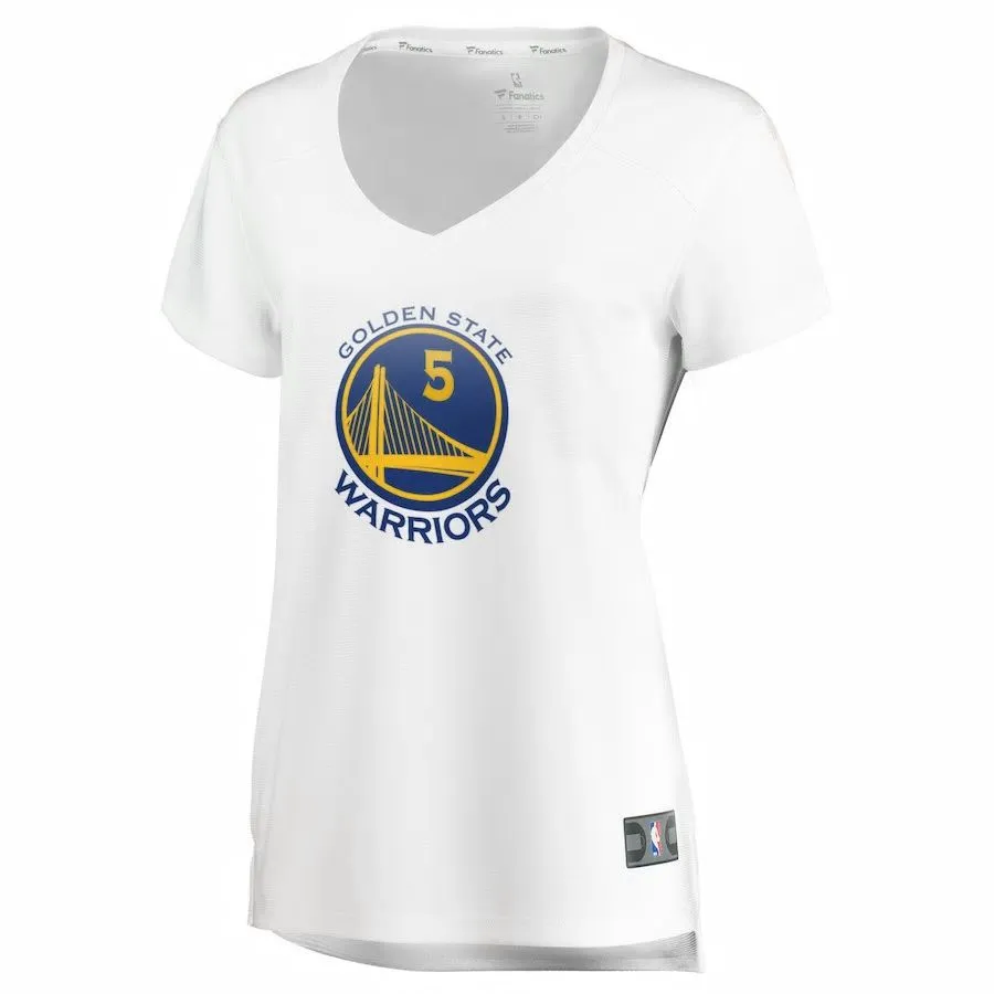 Golden State Warriors Kevon Looney Fanatics Branded Fast Break Player Association Jersey Womens - White | Ireland I8564Q4