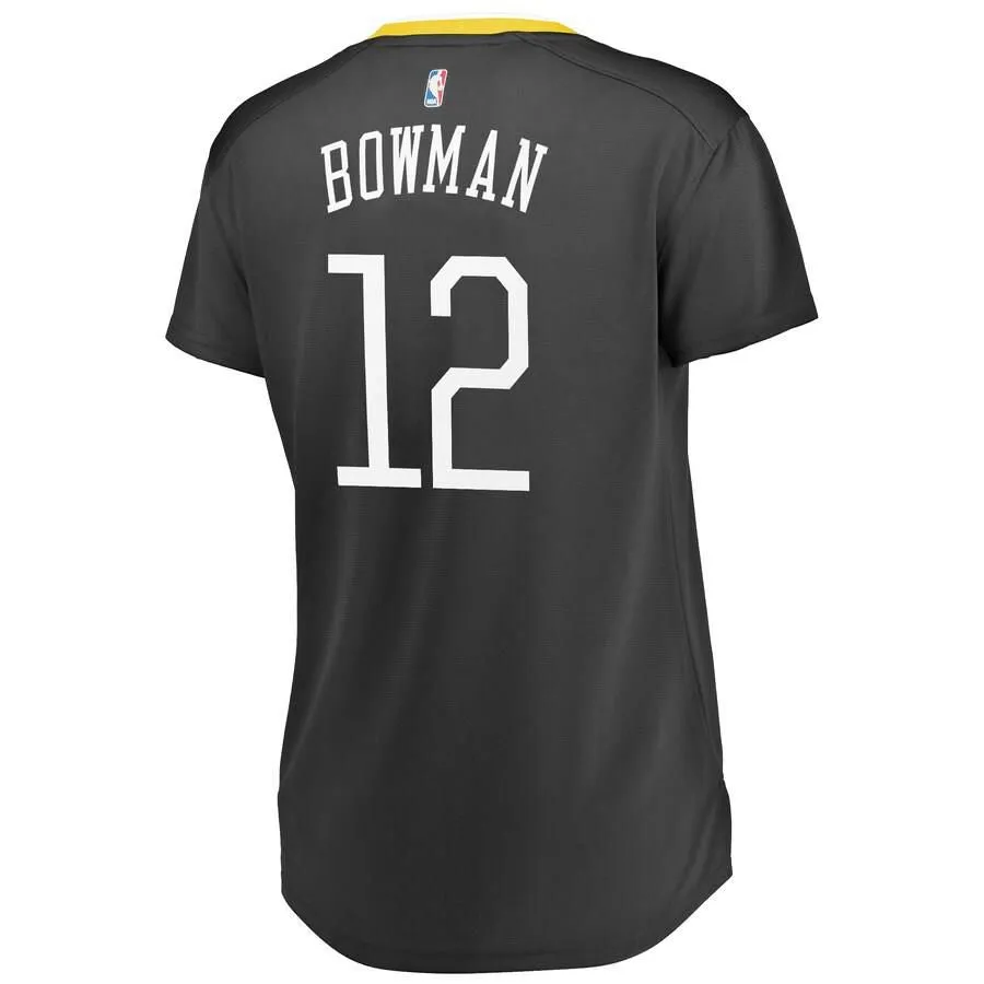 Golden State Warriors Ky Bowman Fanatics Branded Fast Break Player Statement Jersey Womens - Black | Ireland G5544Y8