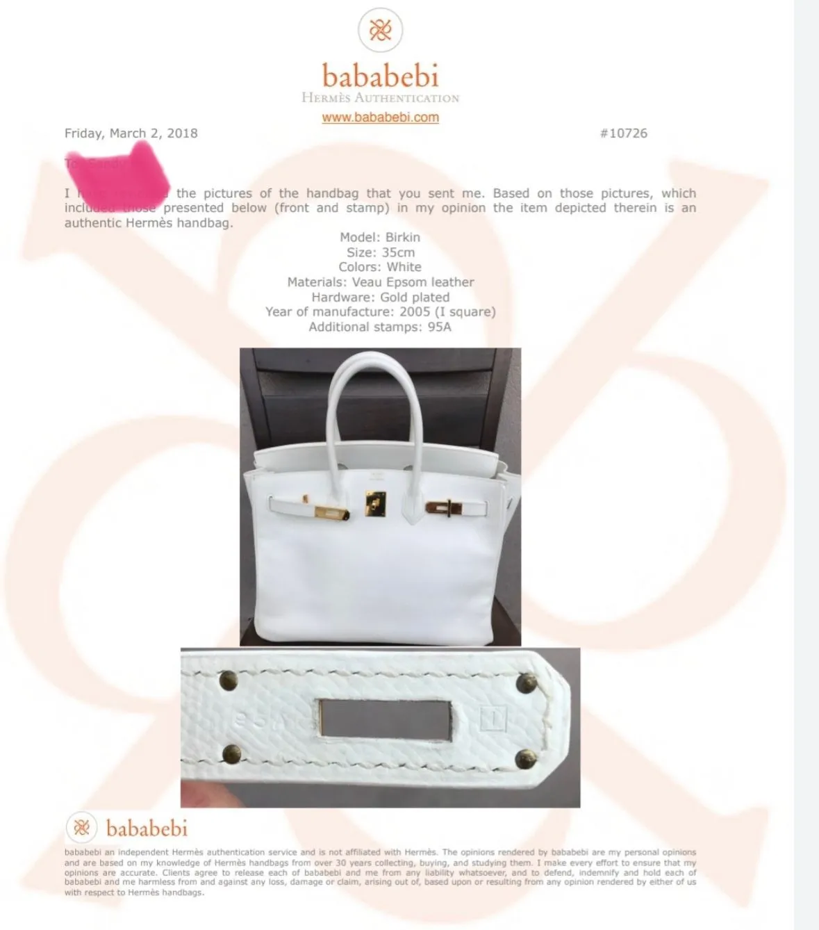 Hermes Birkin Bag