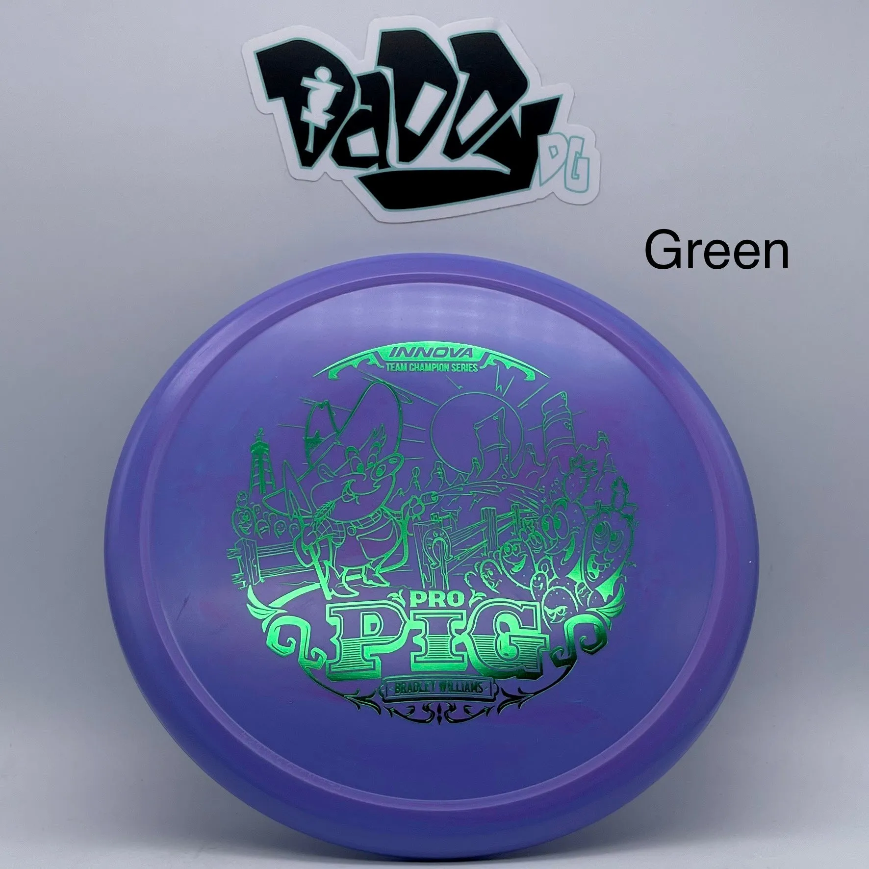 Innova Color Glow Pro Pig Bradley Williams 2022 Tour Series Putt & Approach