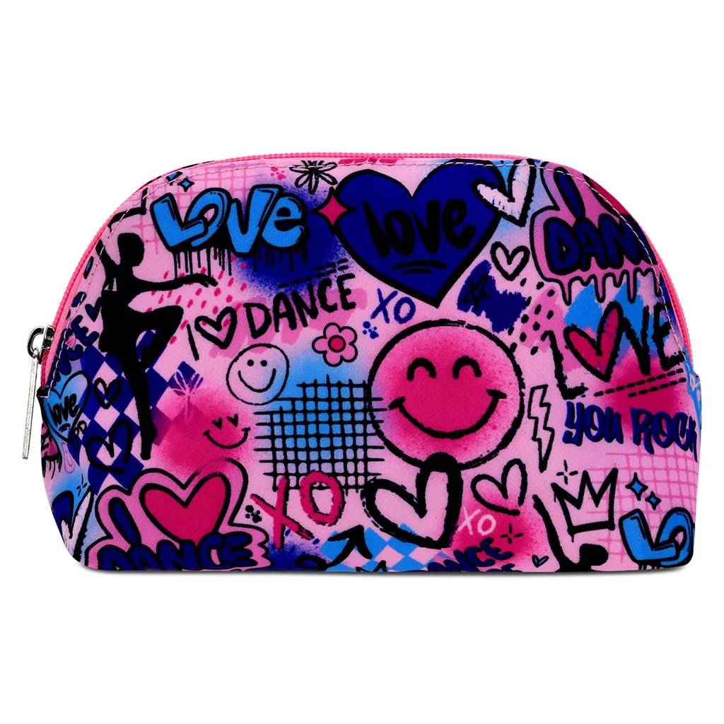 Iscream Corey Paige Dance Oval Cosmetic Bag