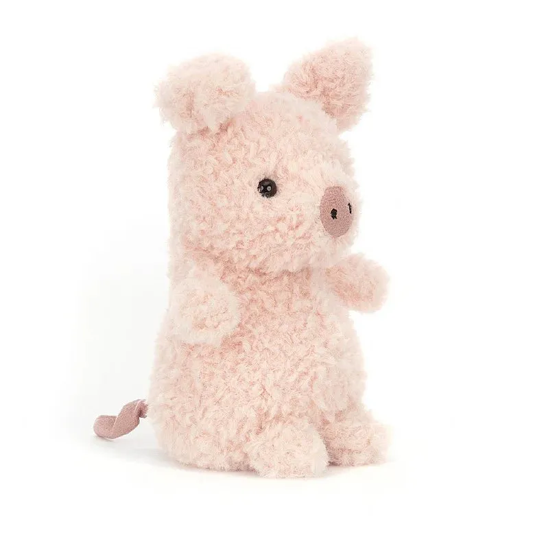 Sure, the optimized title for this e-commerce product would be Adorable Small Jellycat Wee Pig Plush Toy.