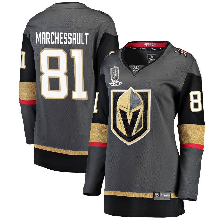 Jonathan Marchessault  Vegas Golden Knights Fanatics Branded Women's 2023 Stanley Cup Champions Alternate Breakaway Jersey - Black