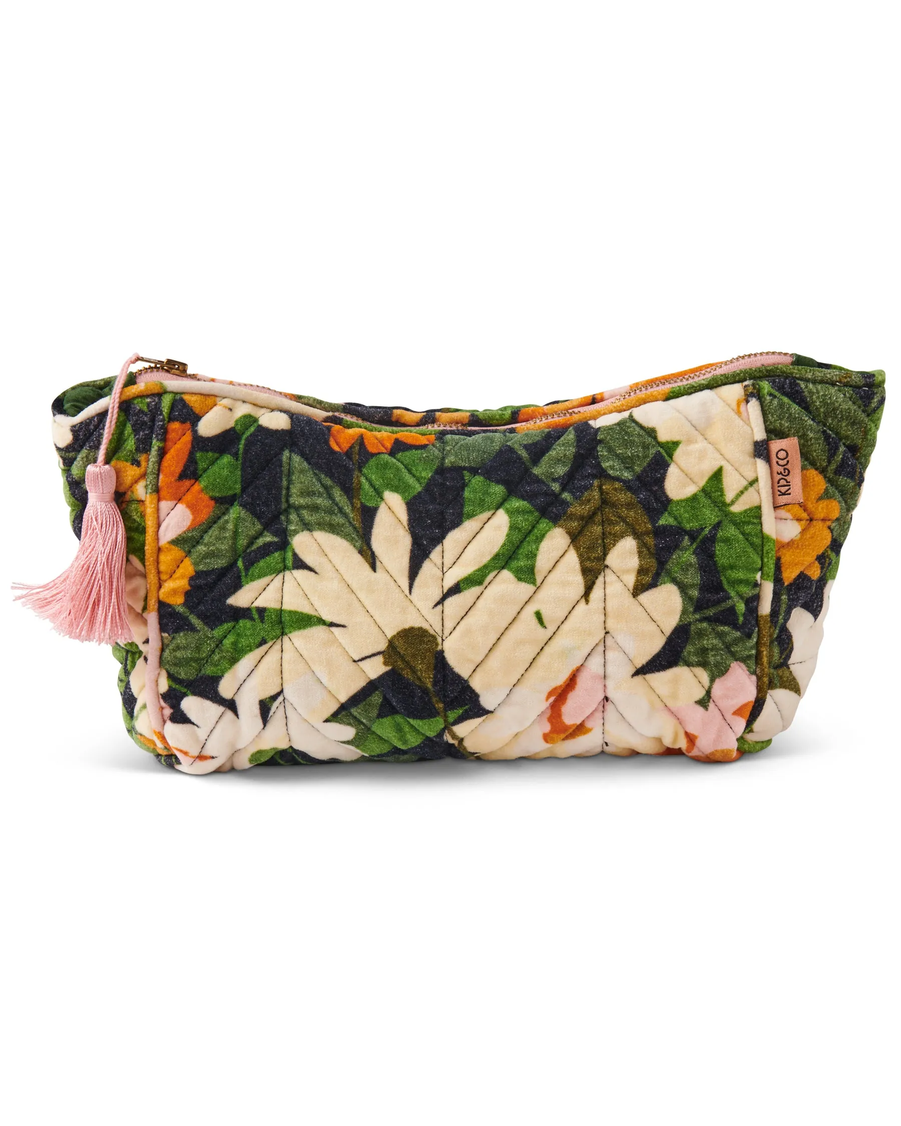 Kip & Co | Dreamy Floral Velvet Toiletry Bag