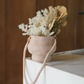 KRATER Vase Bag, in Nude Beige