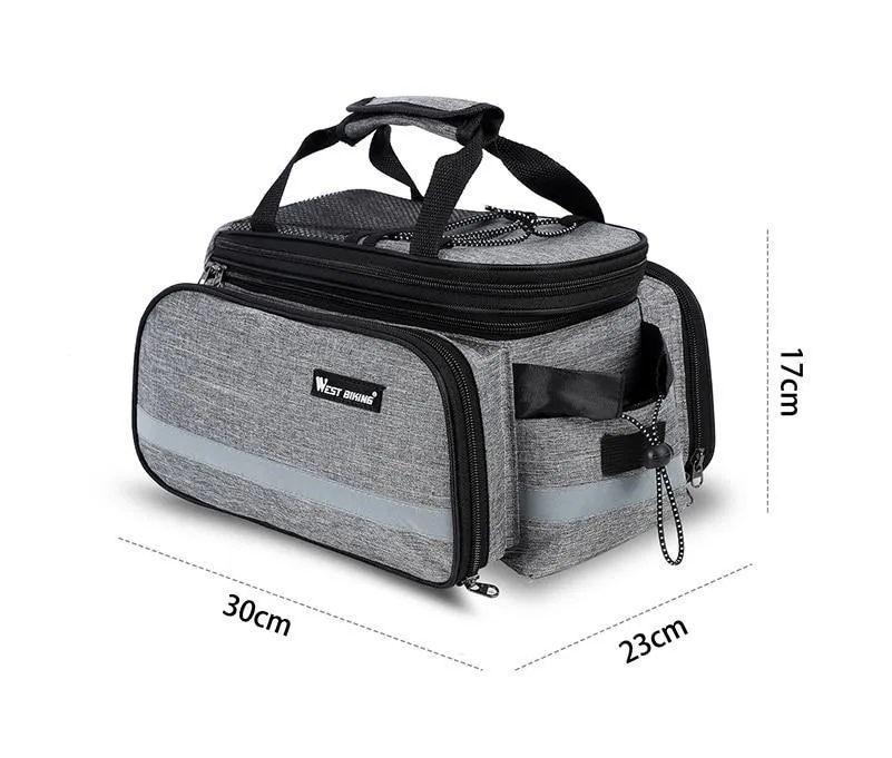 Large Capacity Rainproof Bicycle Rear Rack Bag