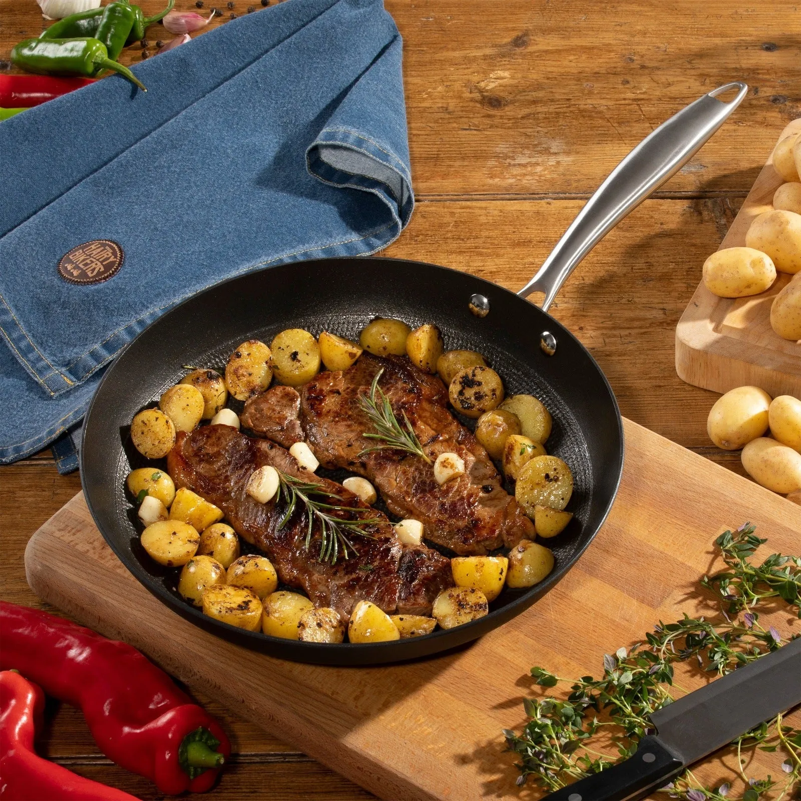 Lightweight Cast Iron Pan