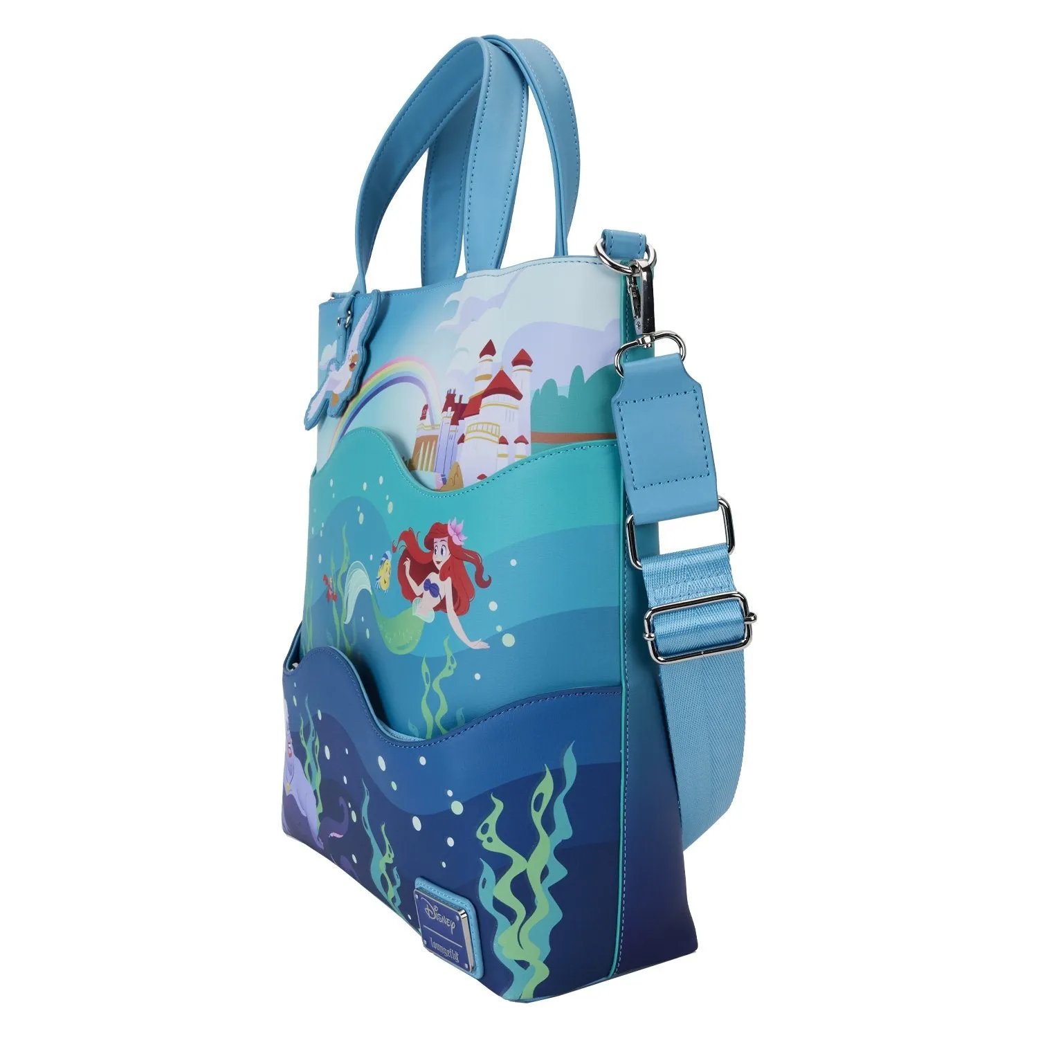 Loungefly Disney The Little Mermaid 35th Anniversary Life is the Bubbles Tote Bag