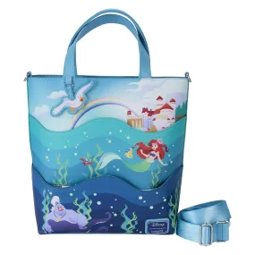 Loungefly Disney The Little Mermaid 35th Anniversary Life is the Bubbles Tote Bag