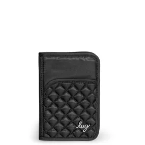 LUG Pilot Passport Wallet in Black