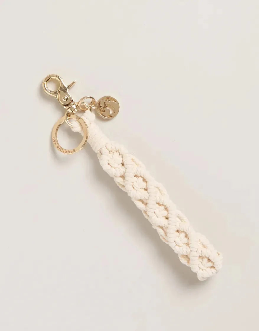 Macrame Wristlet Keychain