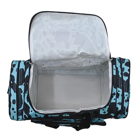 Neon Cow Turquoise NGIL Canvas 20 Duffle Bag