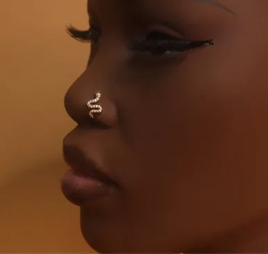 Ophidian Nose Stud Piercing Jewelry