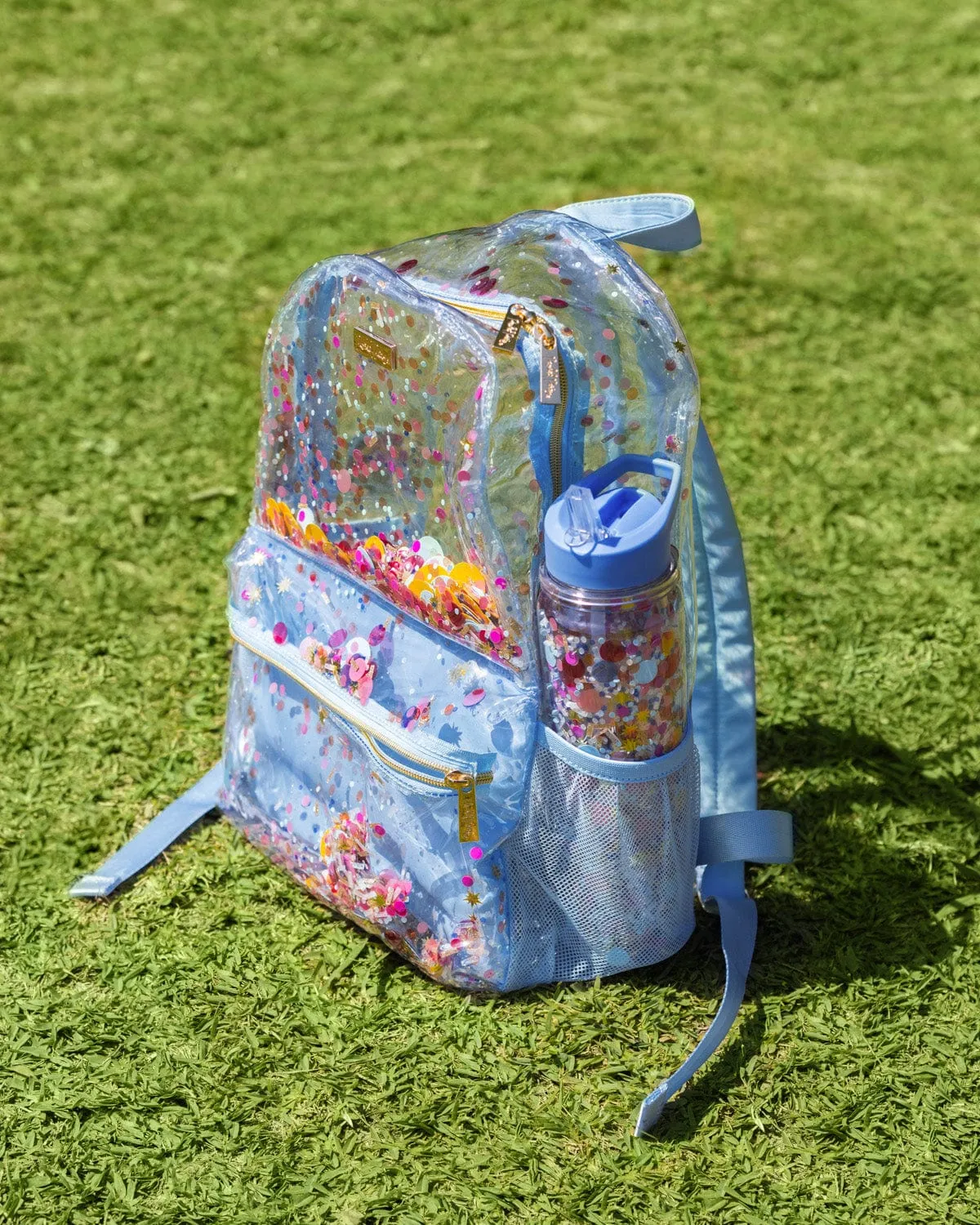 Packed Party Celebrate Confetti Clear Backpack